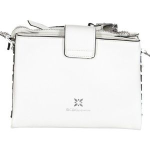 BCBGENERATION CASUAL AUBRY CROSSBODY, WHITE/BLACK